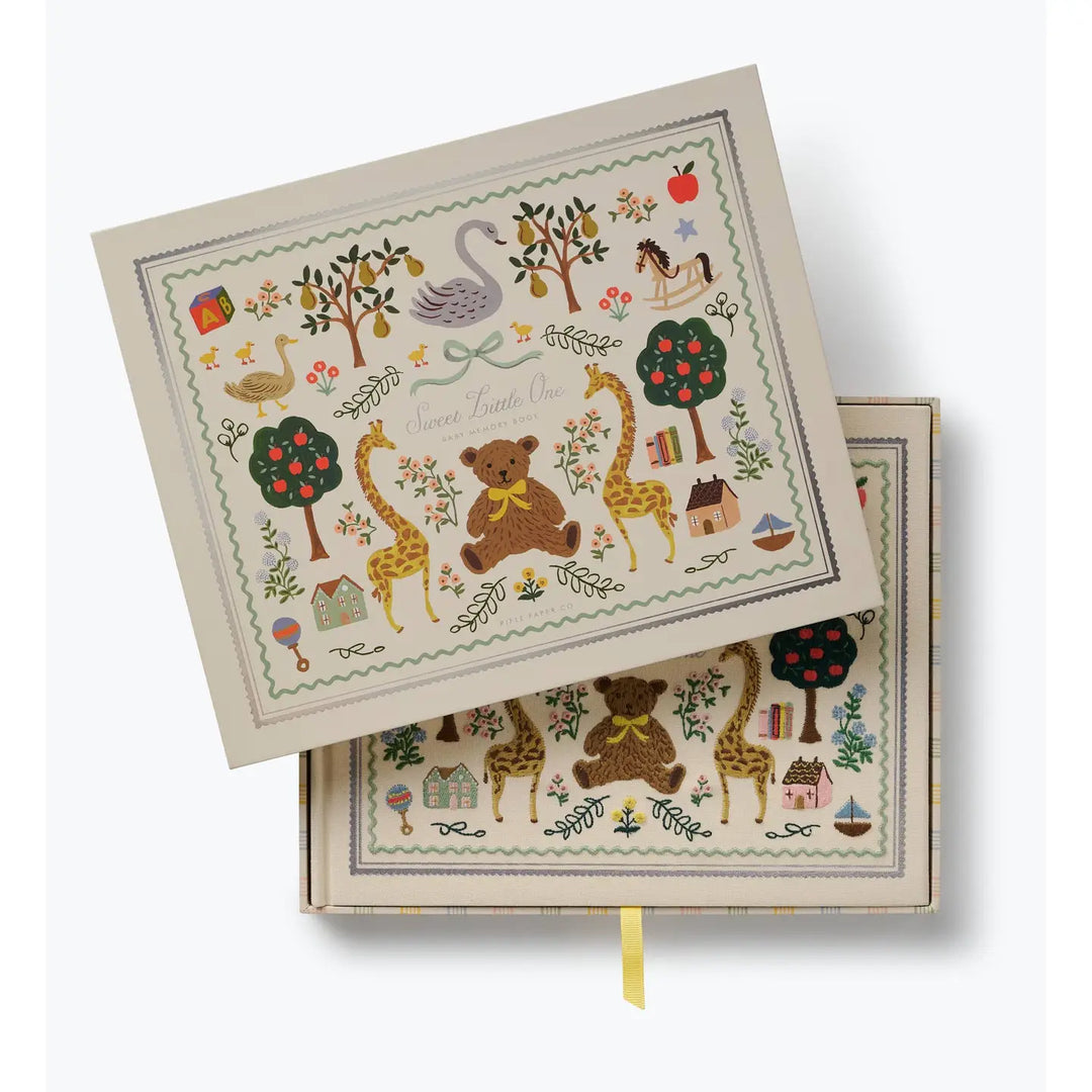 Storybook Embroidered Baby Book