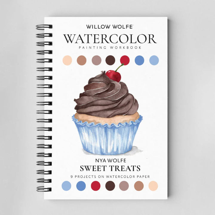 Sweet Treats Watercolour Workbook