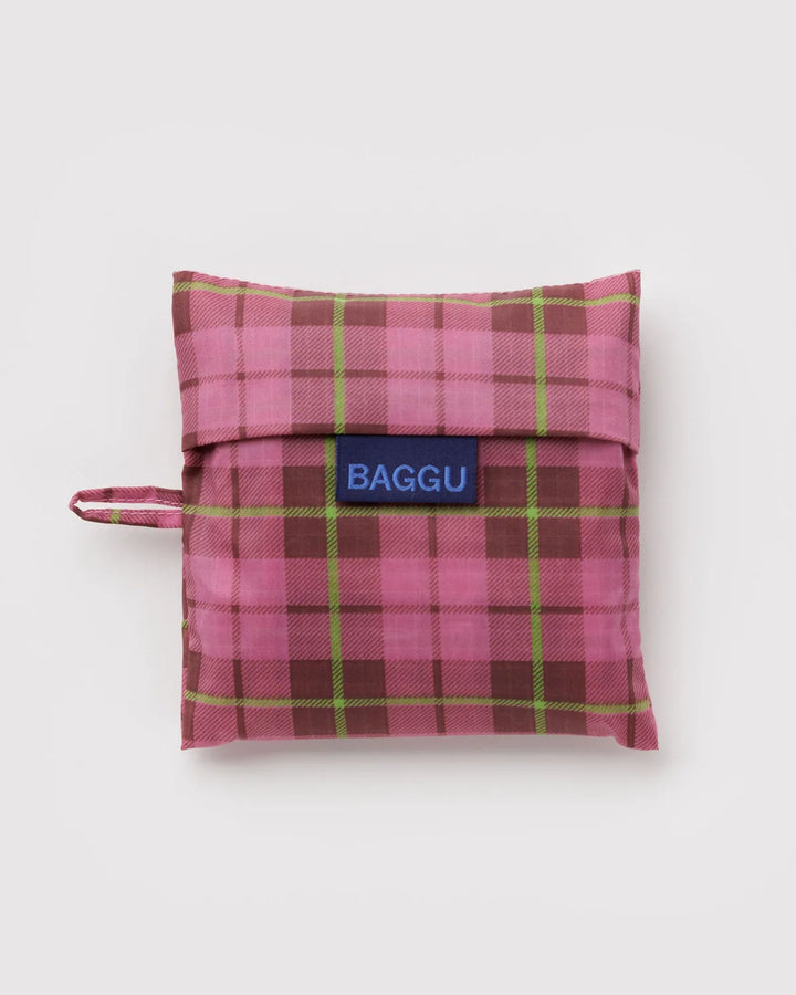Baggu- Pink Tartan
