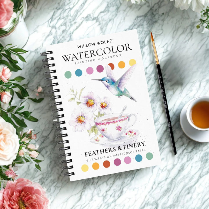 Feathers &amp; Finery Watercolour Workbook
