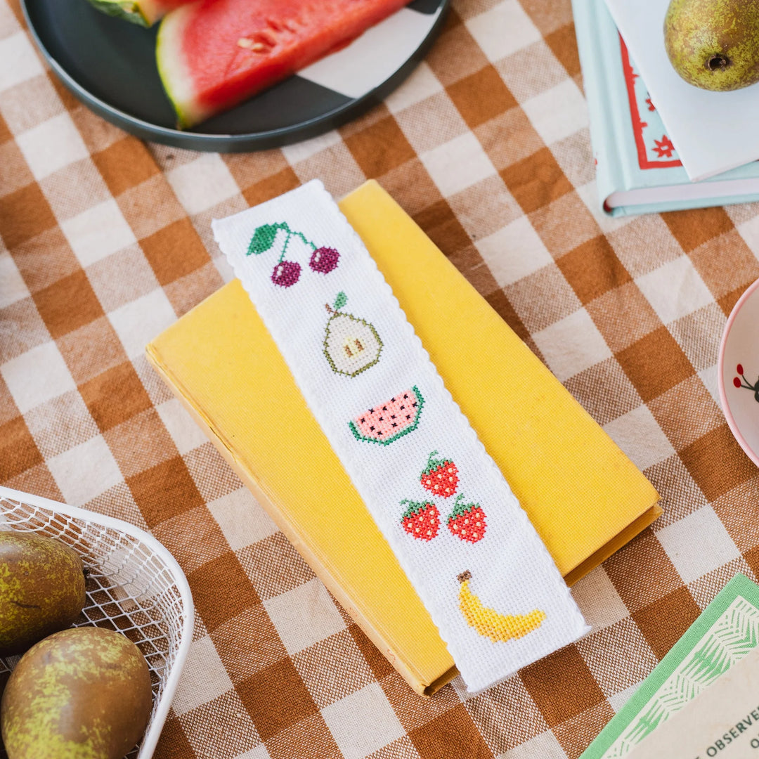 Fruit Bookmark Cross Stitch Kit