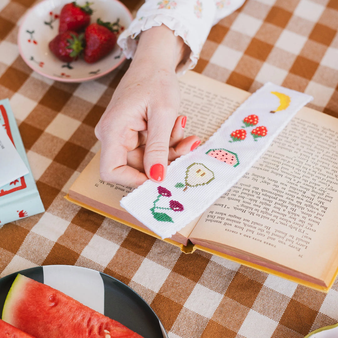 Fruit Bookmark Cross Stitch Kit