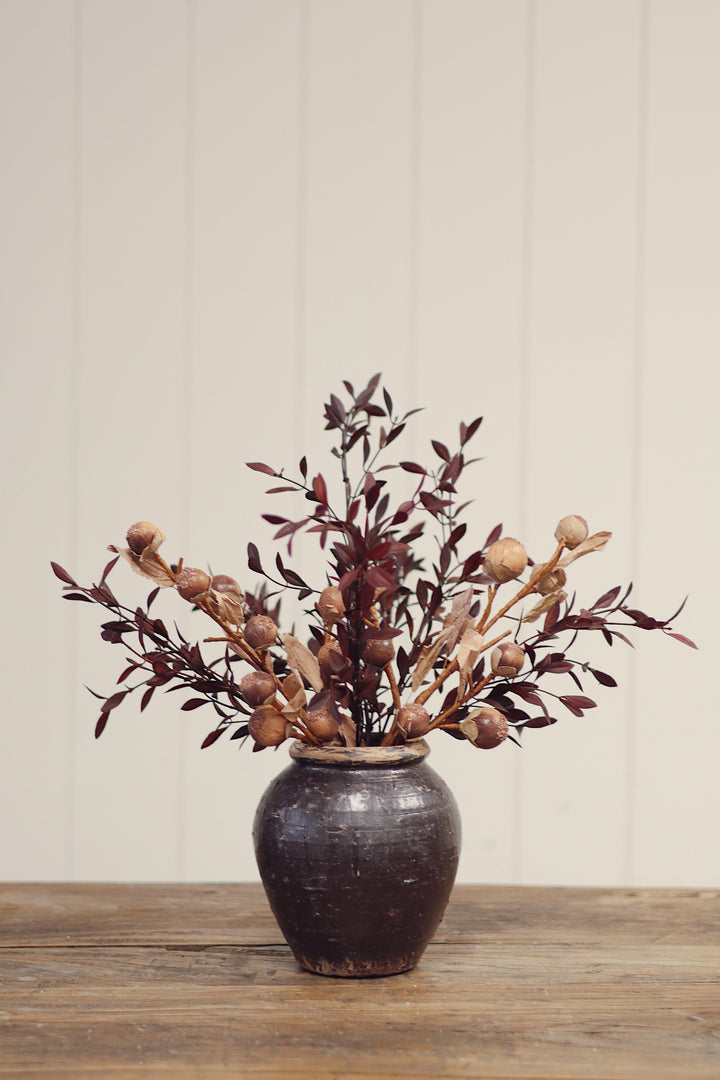 Willow Leaf Spray - Plum