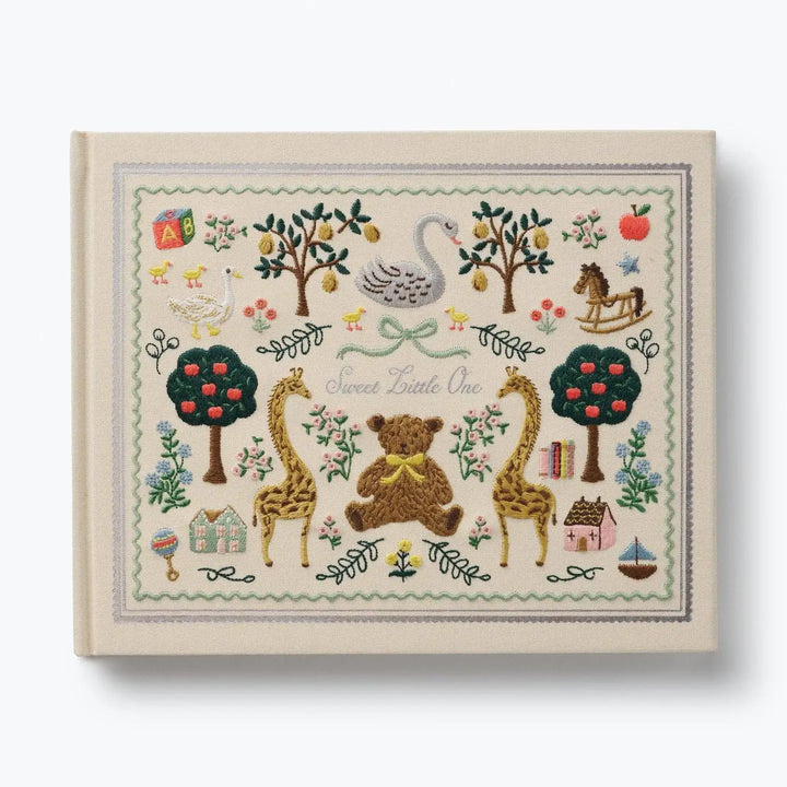 Storybook Embroidered Baby Book