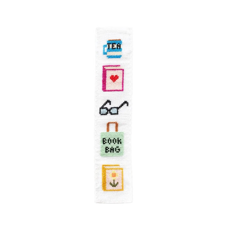 Bookish Bookmark Cross Stitch Kit