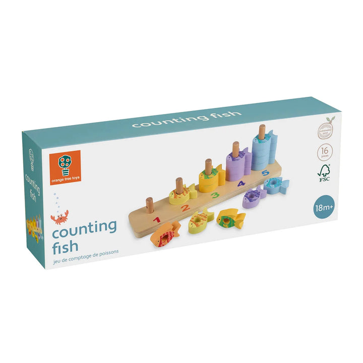 Counting Fish Wooden Toy