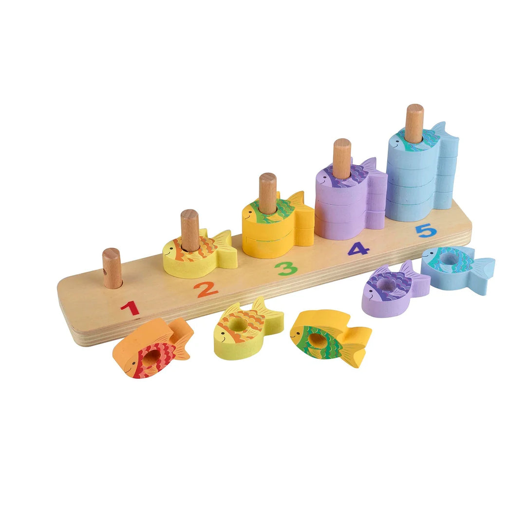 Counting Fish Wooden Toy