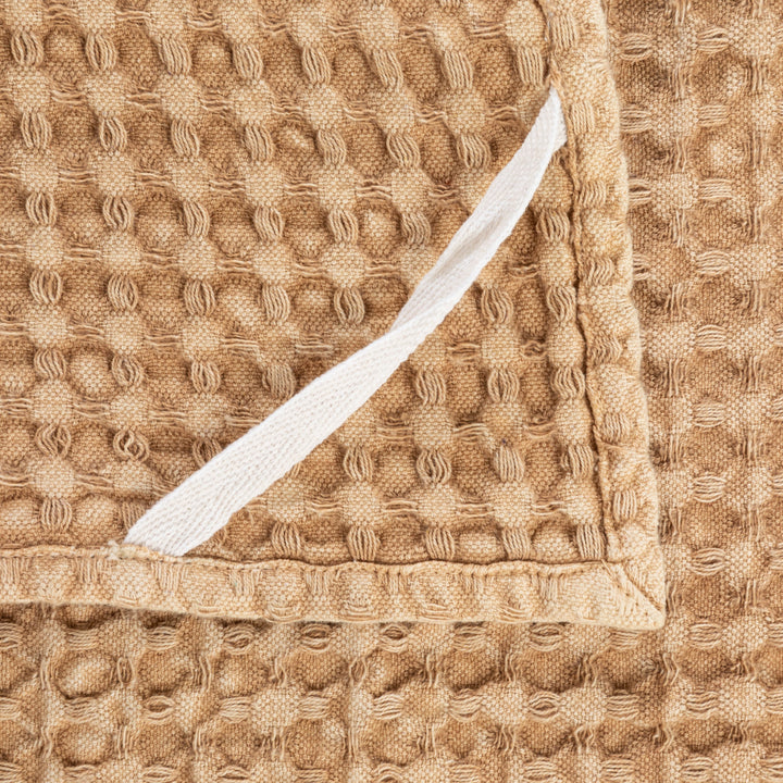 Waffle Tea Towel - Camel