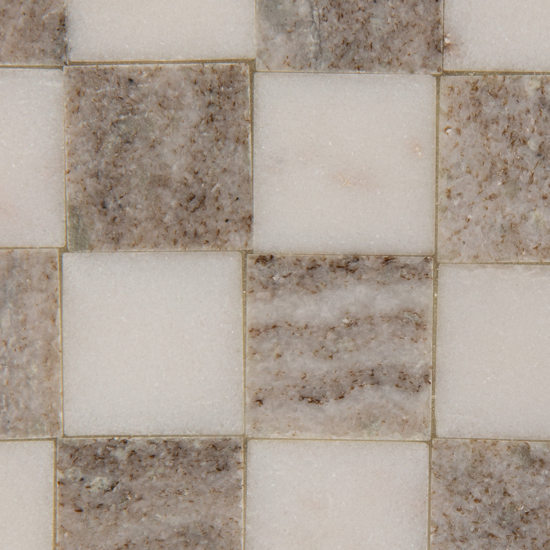 Marble Checker Tray