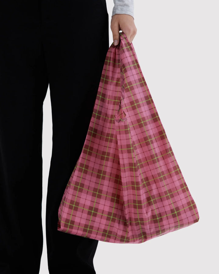 Baggu- Pink Tartan