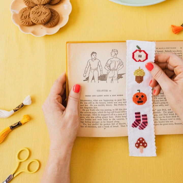 Autumn Bookmark Cross Stitch Kit