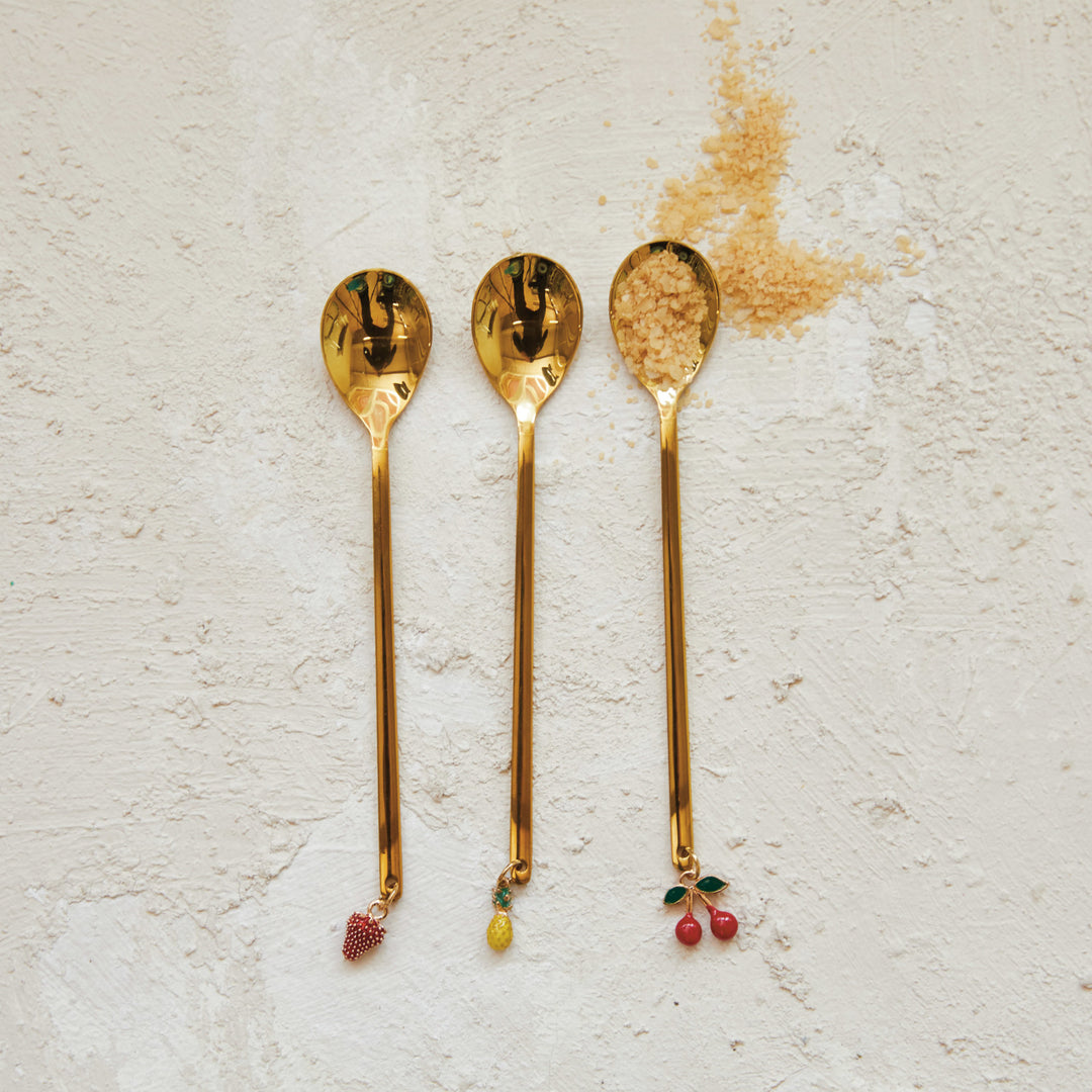 Stainless Spoon with Charm