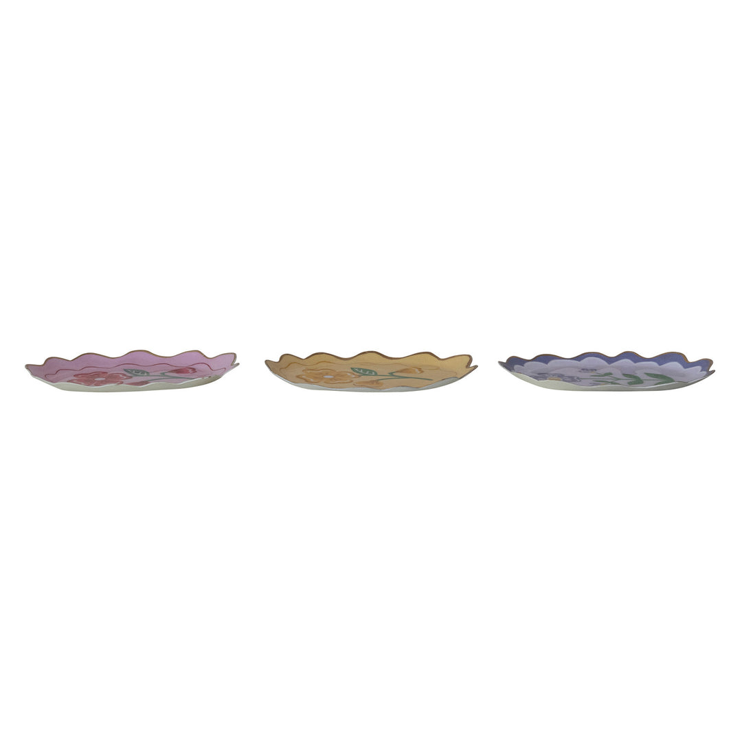 Metal Scalloped Tray