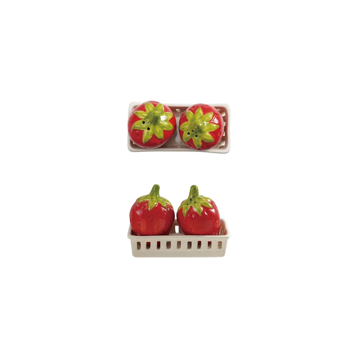 Strawberry Salt &amp; Pepper Shakers