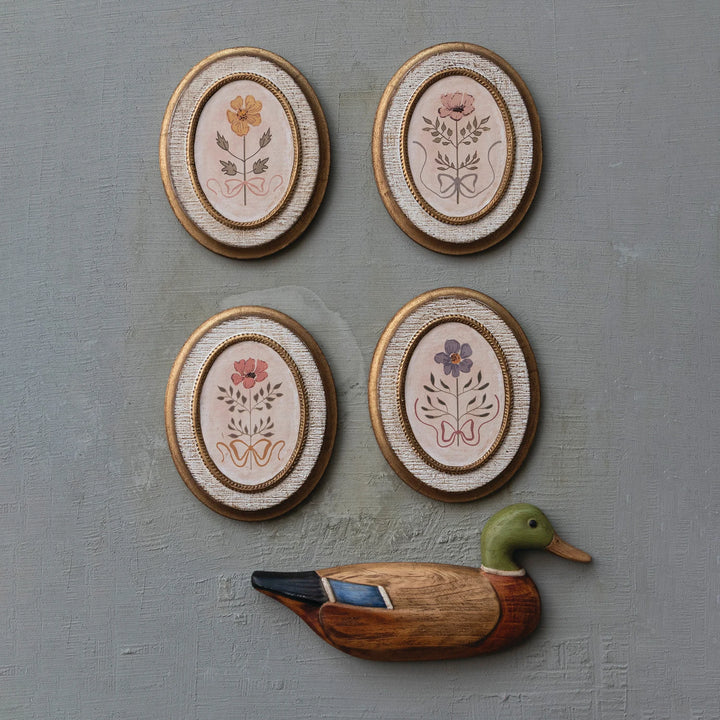 Wood Mallard Wall Decor